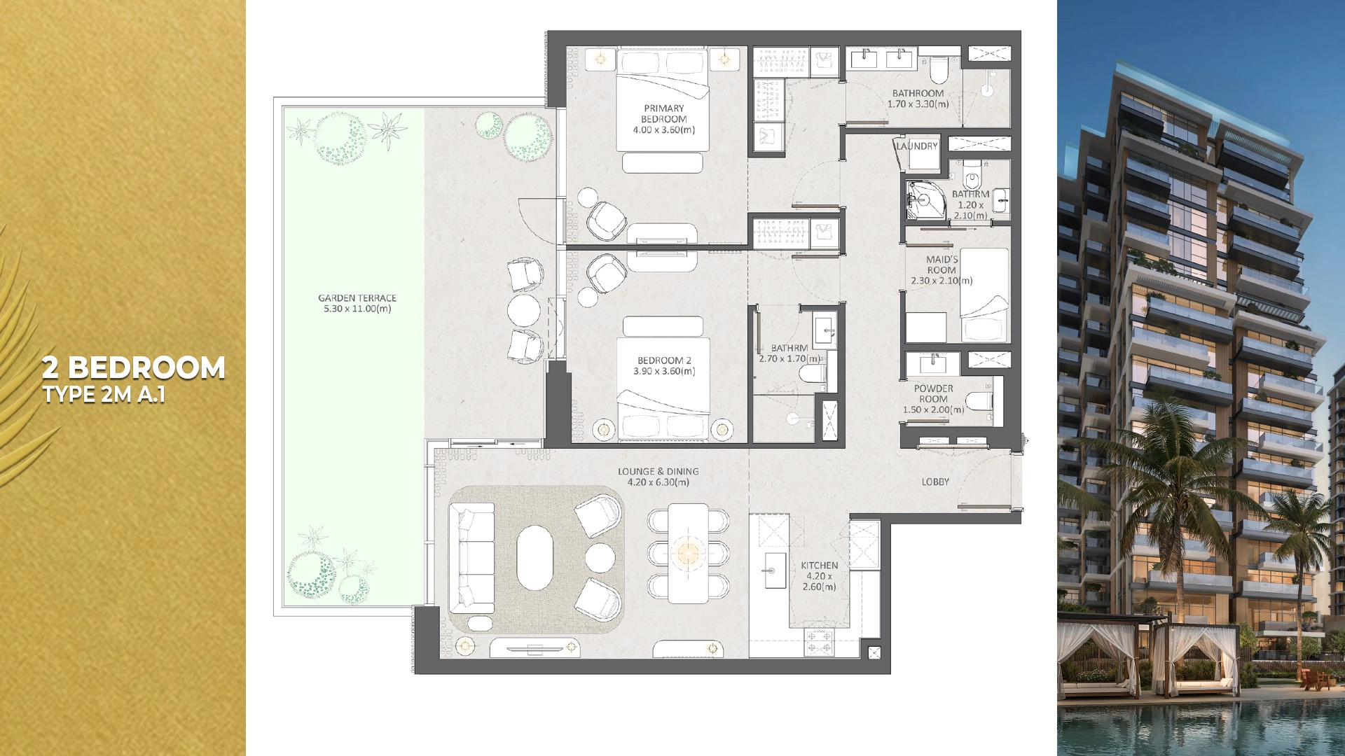 2 BR - Type B